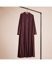 COACH - Restored Horse And Carriage Print Dress With Belt - Lyst