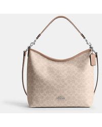 COACH - Grand Sac À Porté-Épaule Laurel En Toile Signature - Lyst