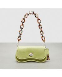 COACH - Wavy Dinky Bag In Croc Embossed Topia Leather - Lyst
