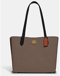 COACH - Willow Tote Bag Interior - Grey | Pvc - Lyst