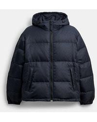 COACH - Tonal Signature Down Jacket - Lyst