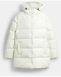COACH - Mid Puffer Jacket - Lyst