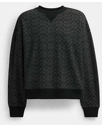 COACH - Essential Signature Crewneck Top - Lyst