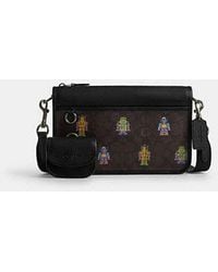 COACH - Cosmic Coach Heritage Convertible Crossbody Bag With Robot Print - Lyst