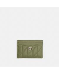 COACH - Essential Card Case With Pillow Quilting - Lyst