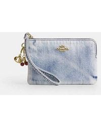 COACH - Corner Zip Wristlet - Lyst