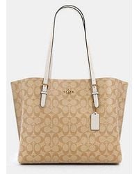 COACH - Mollie Tote In Signature Canvas - Lyst