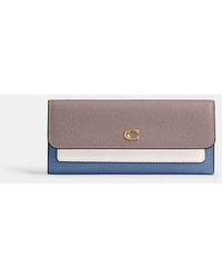 COACH - Mila Long Flap Wallet - Lyst