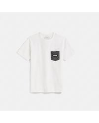 COACH - Restored Essential Pocket T Shirt - Lyst