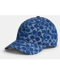 COACH - Baseballkappe Aus Signature-Denim - Lyst