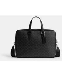 COACH - Caden Brief Bag In Signature Canvas - Lyst