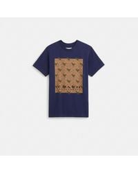 COACH - Restored Signature Rexy T Shirt In Organic Cotton - Lyst