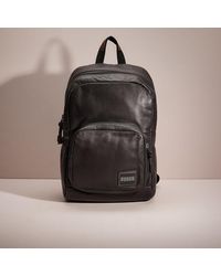 COACH - Restored Pacer Tall Backpack With Patch - Lyst