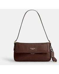 COACH - Etta Small Flap Shoulder Bag - Lyst