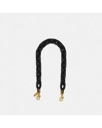 COACH - Leather Covered Short Chain Strap - Lyst