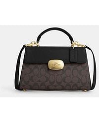 COACH - Borsa con manico superiore Eliza - Lyst