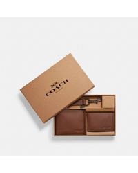 COACH - Coffret-cadeau avec portefeuille 3 en 1 - Lyst