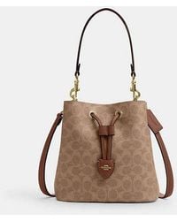 COACH - Rowan Beuteltasche Aus Signature Canvas - Lyst