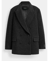 COACH - Short Coat - Lyst