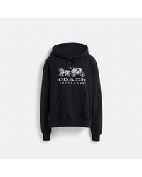 COACH Restored Horse And Carriage Hoodie In Organic Cotton COACH Restored Horse And Carriage Hoodie In Organic Cotton