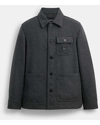 COACH - Shirt Jacket - Lyst