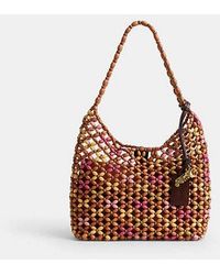 COACH - Brooklyn Shoulder Bag 28 With Wooden Beading - Lyst
