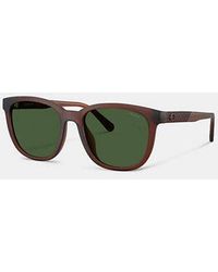 COACH - Textured Square Sunglasses - Lyst