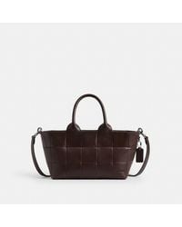 COACH - Ego Small Tote Bag In Upcrafted Leather - Lyst