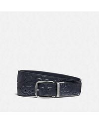 COACH - Harness Buckle Cut To Size Reversible Belt, Size 42 | Leather - Lyst