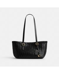 COACH - Woven Swing Tote Bag - Lyst