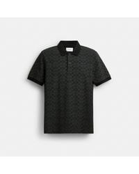COACH Signature Polo for Men | Lyst