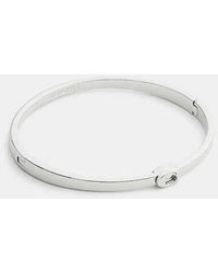 COACH - Thin Hinged Bangle - Lyst