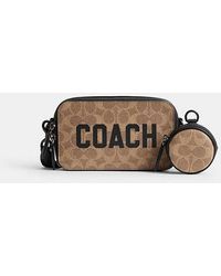 COACH - Charter Slim Crossbody Bag With Coach Graphic - Lyst