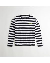 COACH - Striped Long Sleeve T Shirt In 97 Recycled Cotton - Lyst
