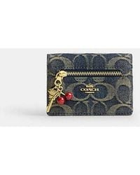 COACH - Card Case With Charms - Lyst