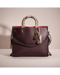 COACH - Restored Rogue In Colorblock With Snakeskin Detail - Lyst