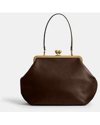 COACH - Large Kisslock Frame Bag - Lyst
