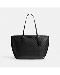 COACH - Taxi Tote Bag In Signature Canvas - Lyst