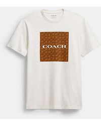 COACH - Signature Classic T-Shirt - Lyst