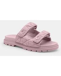 COACH - C Double Band Sandal - Lyst