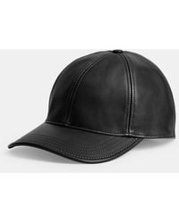 COACH - Leather Baseball Hat - Lyst