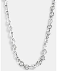 COACH - Open Circle Chain Necklace - Lyst