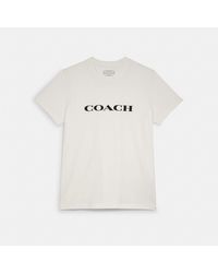 COACH - T-shirt Essential en coton biologique - Lyst