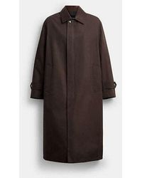 COACH - Cappotto Balmacaan - Lyst