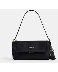 COACH - Etta Small Flap Shoulder Bag - Lyst