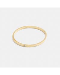 COACH - Essential Hinged Bangle - Lyst