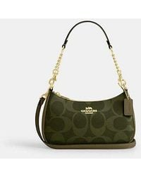 COACH - Teri Schultertasche Aus Signature Canvas - Lyst