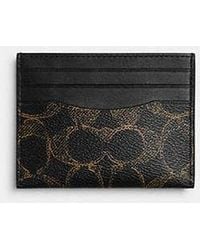 COACH - Porta Carte Di Credito E Documenti Sottile - Lyst