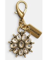 COACH - Diy Crystal Flower Charm - Lyst