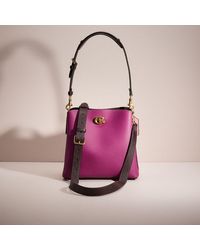 COACH - Restored Willow Bucket Bag In Colorblock With Signature Canvas Interior - Lyst
